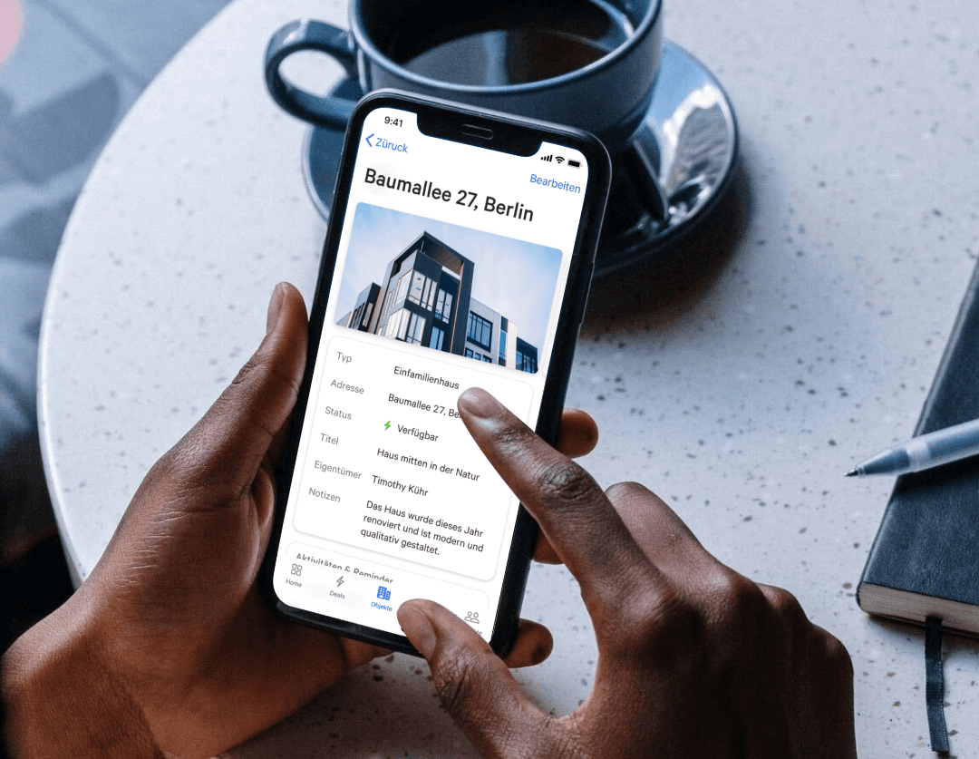 Real estate B2B design showcase